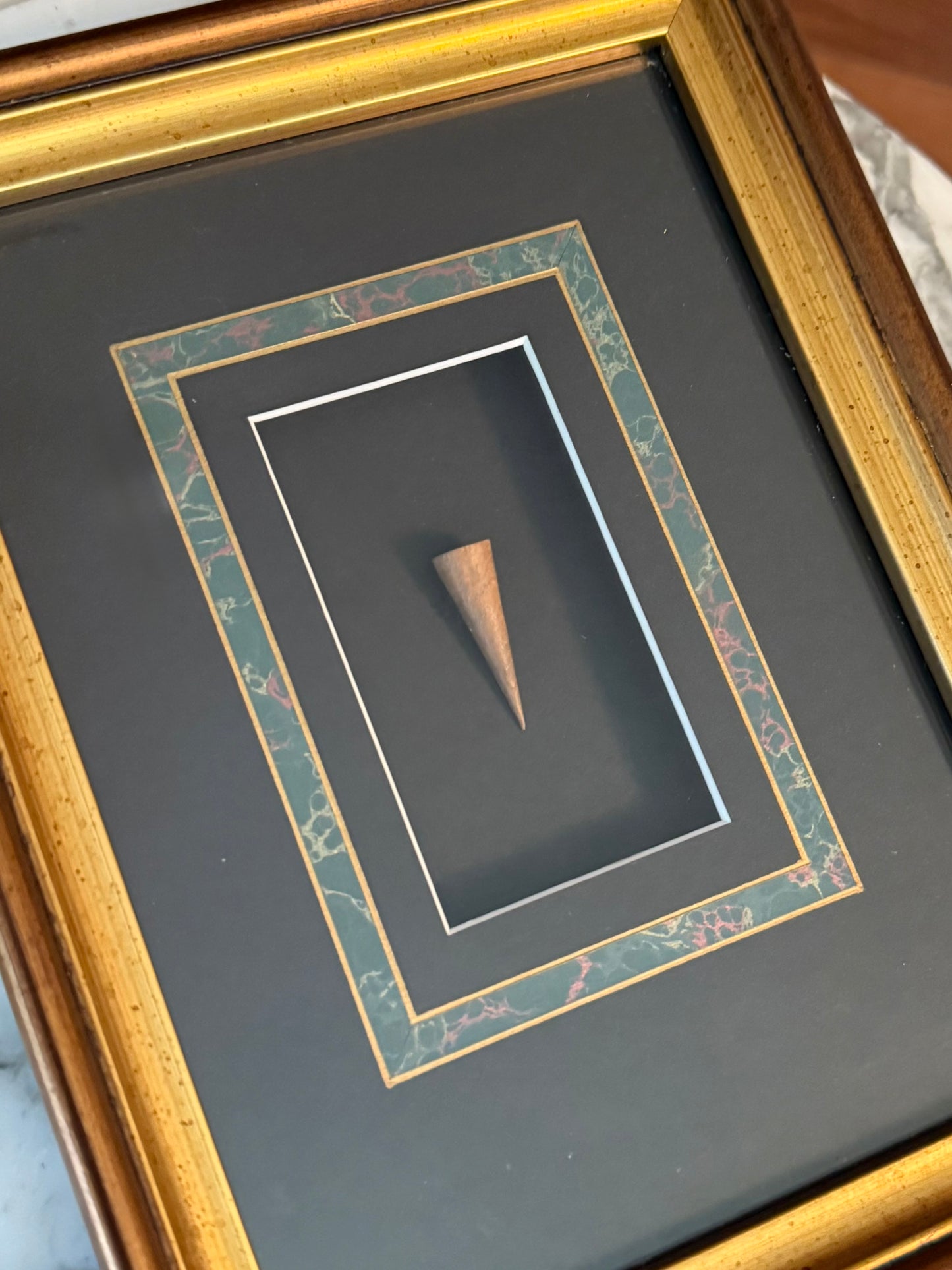 Framed Antique Golf Tees