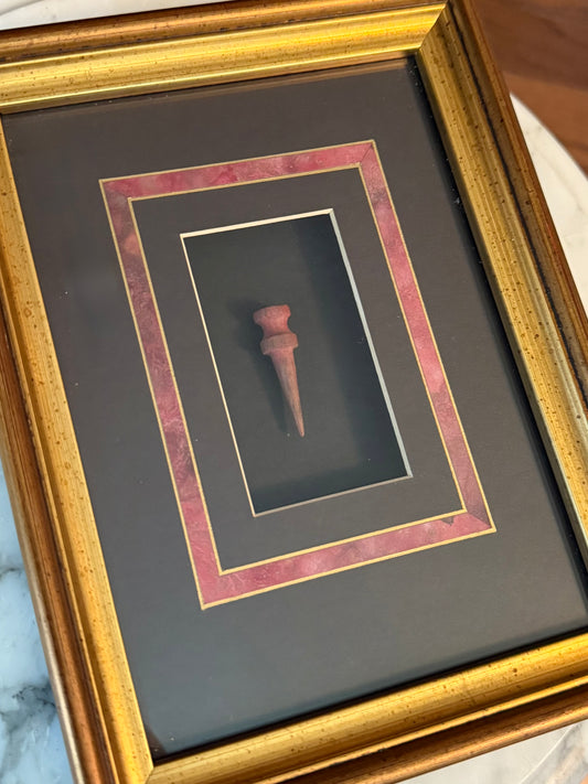 Framed Antique Golf Tees