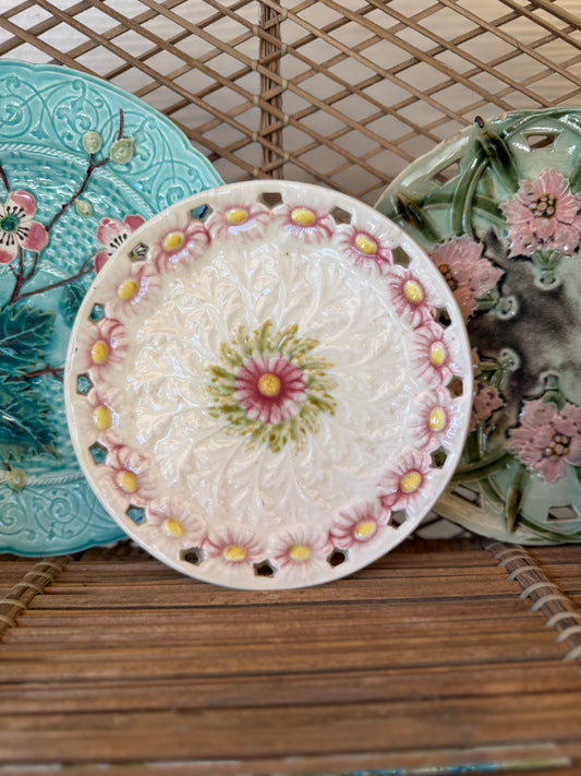 Antique VB (Vallauris or Vieillard Bordeaux) Majolica Plate