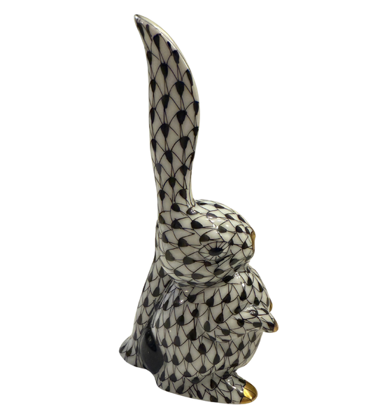 Herend “Funny Rabbit” - Black Fishnet