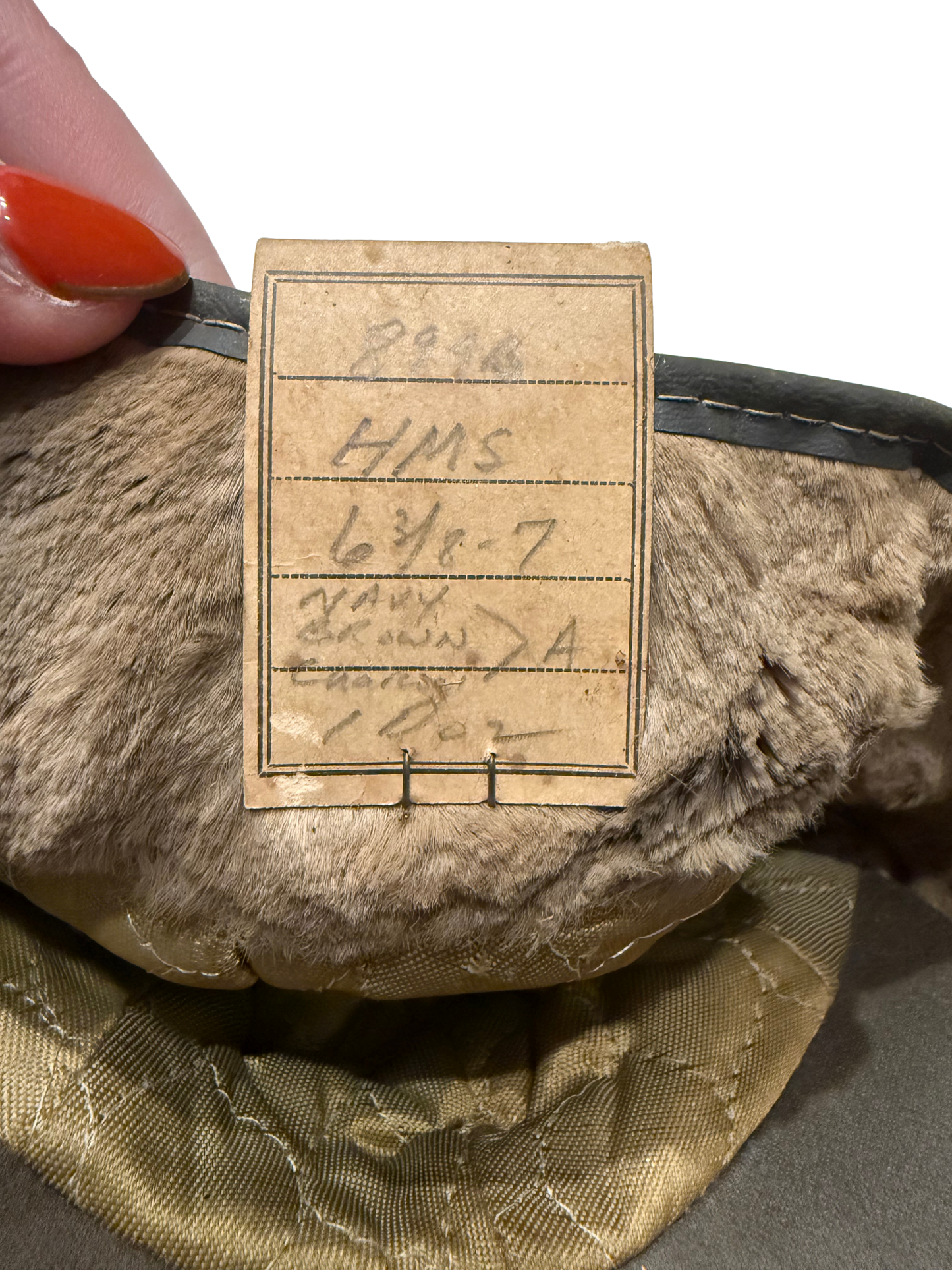 Vintage 40s–50s Insulated Hunting Cap