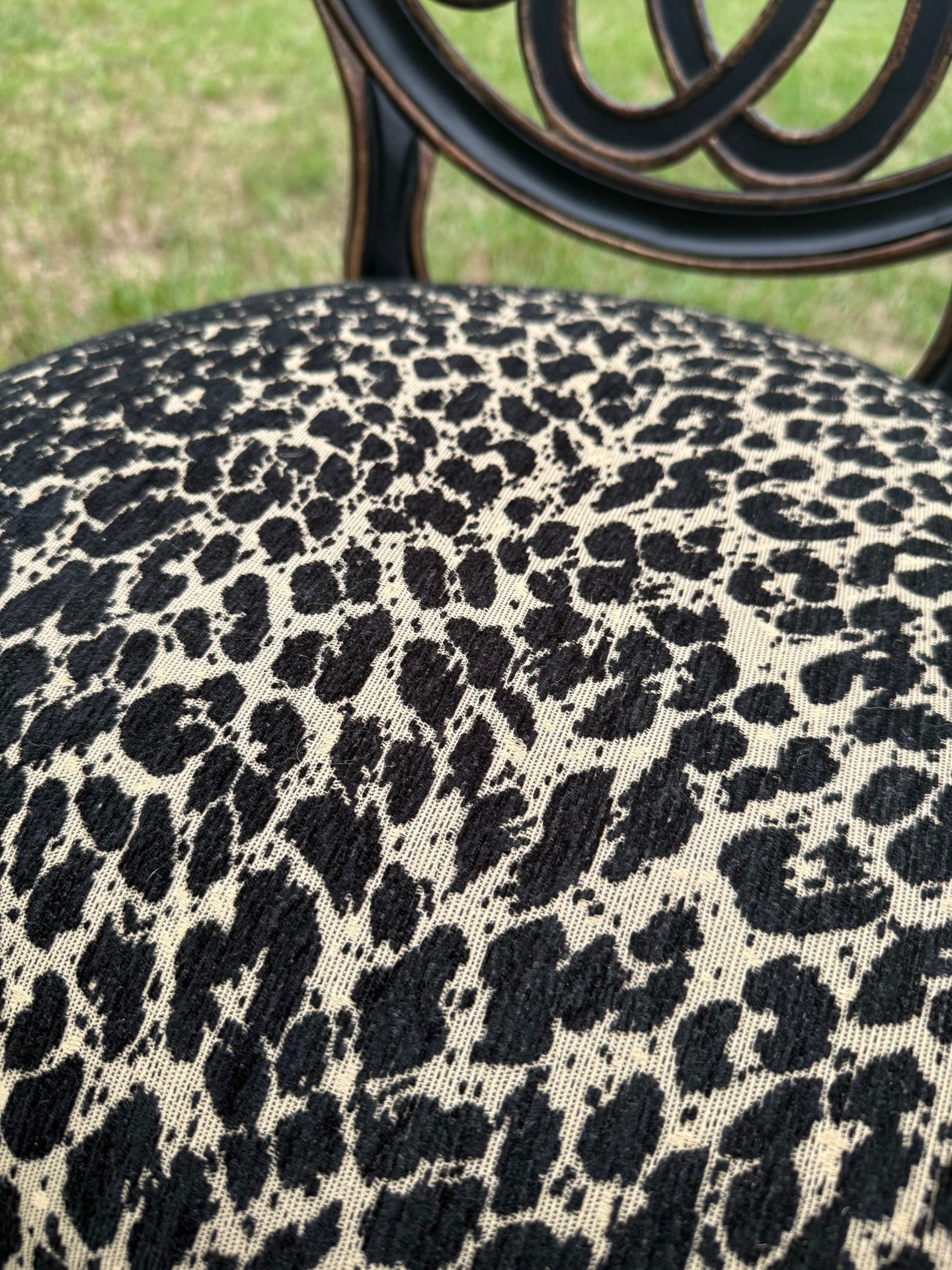 Vintage Pair of Leopard Print Upholstered Chairs