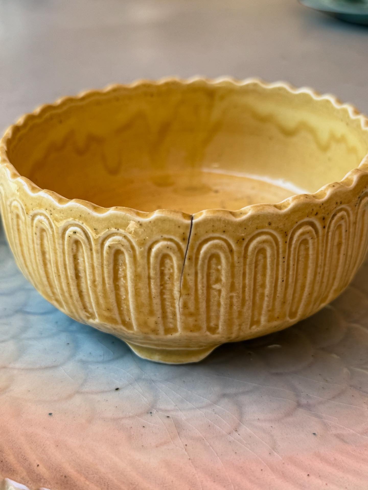 Weller Console Set w/ Original Frog & Liner