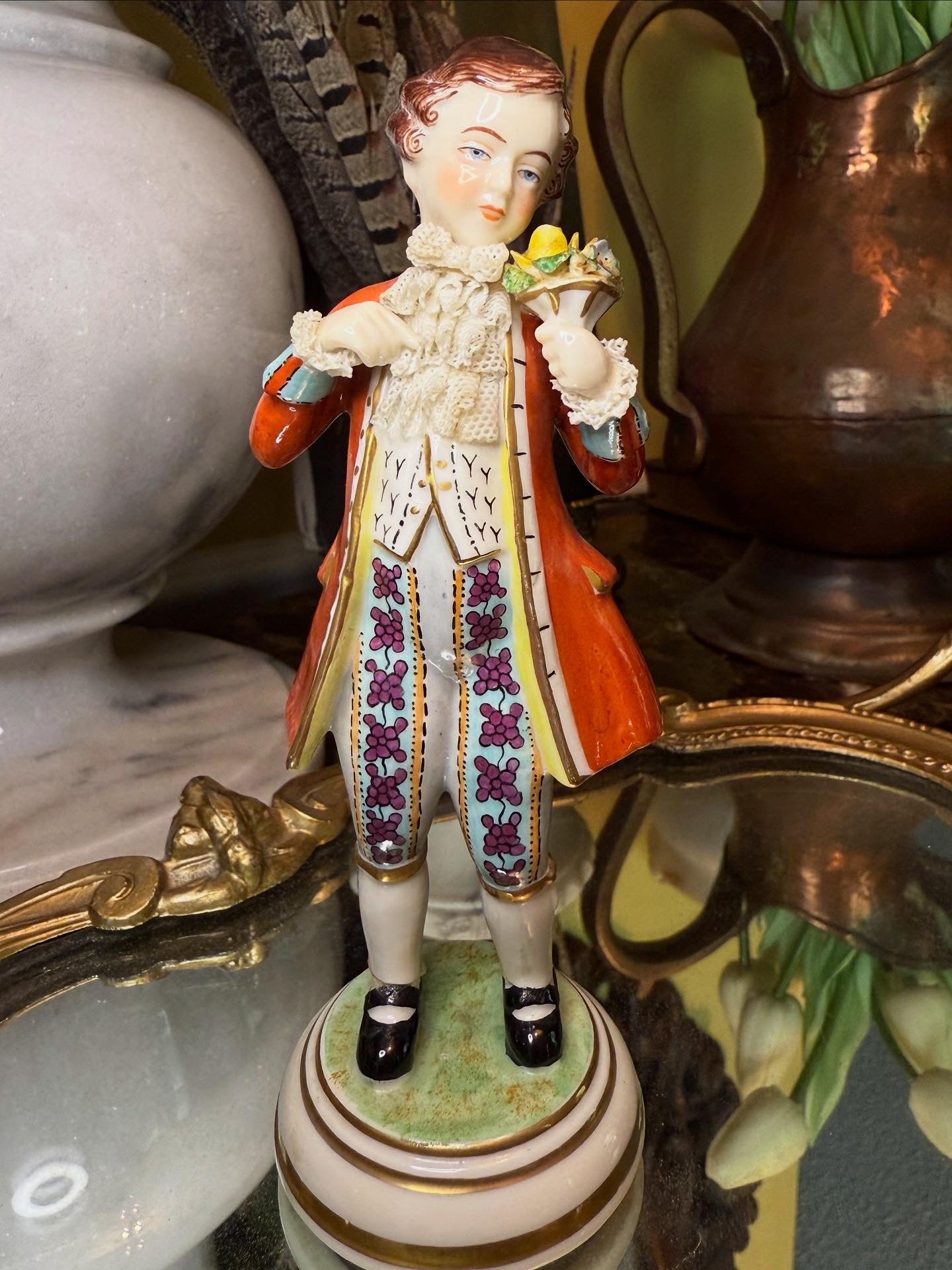 Dresden Porcelain Statue