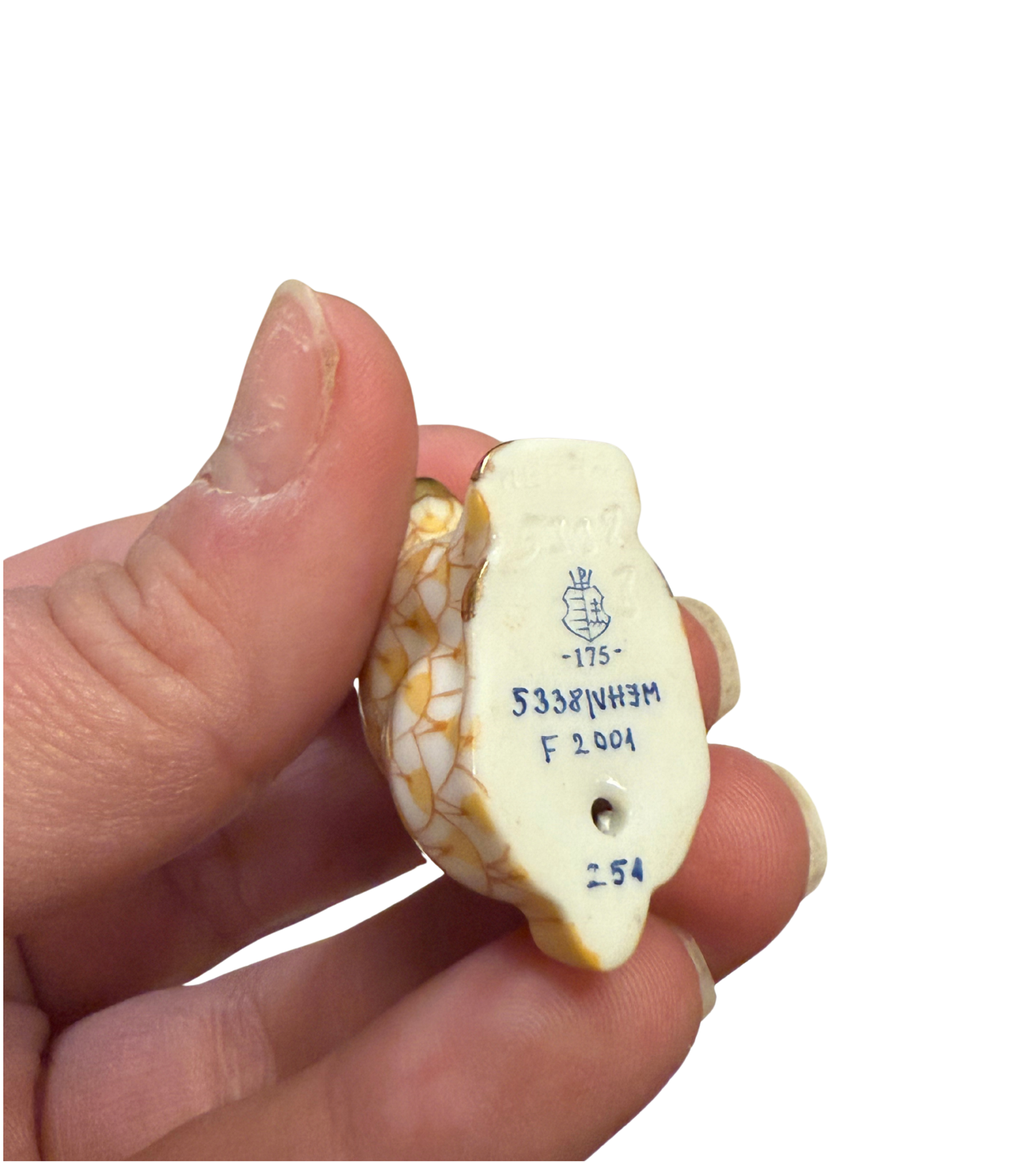 Herend Miniature Rabbit — Butterscotch Fishnet