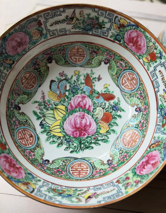 Famille Rose Longevity Bowl