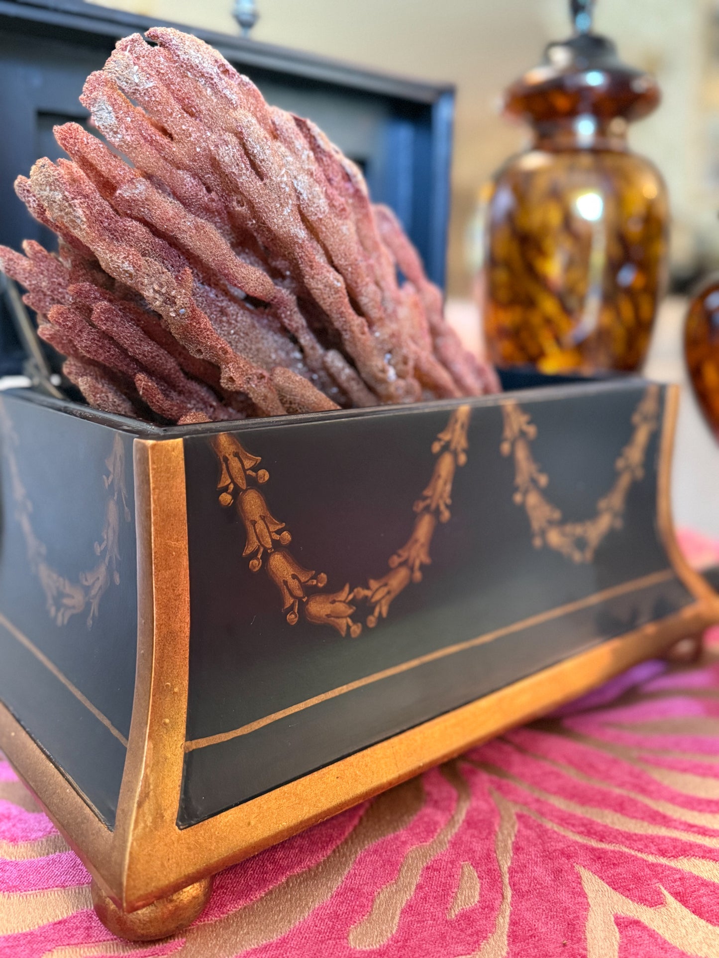 Chelsea House Hand-Painted Hinged Box