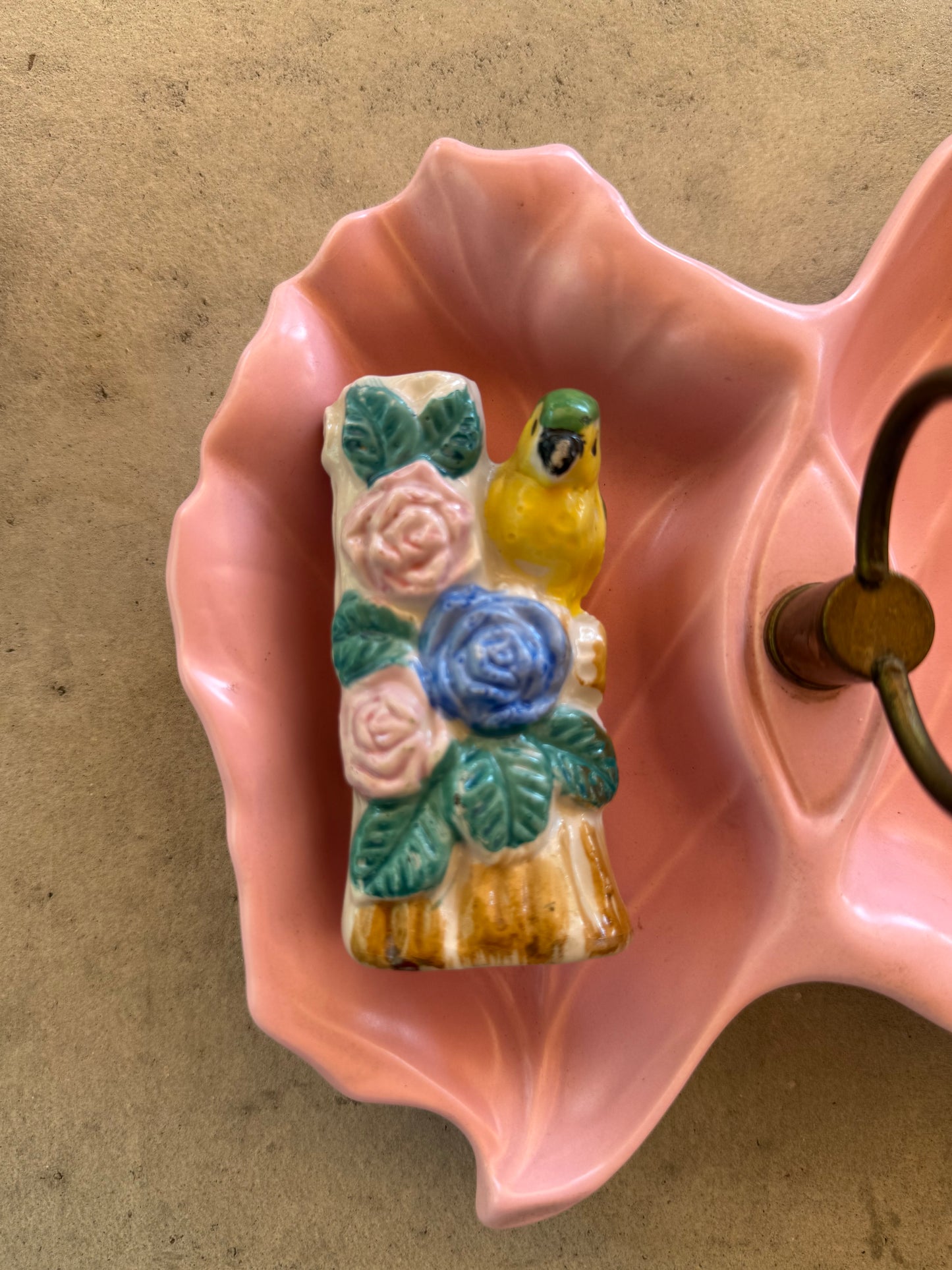 Vintage Japan Parrot Bud Vase 🦜