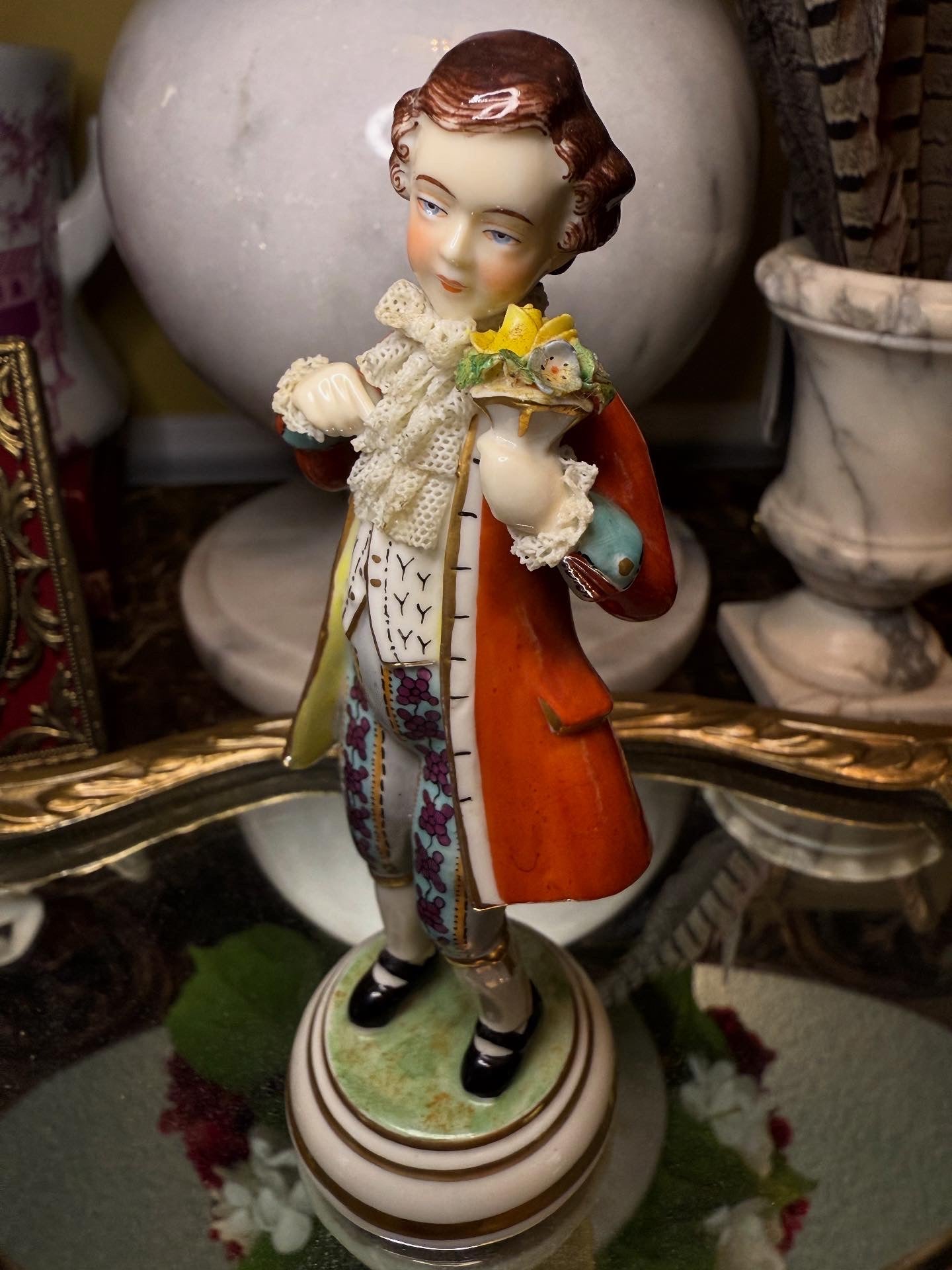 Dresden Porcelain Statue
