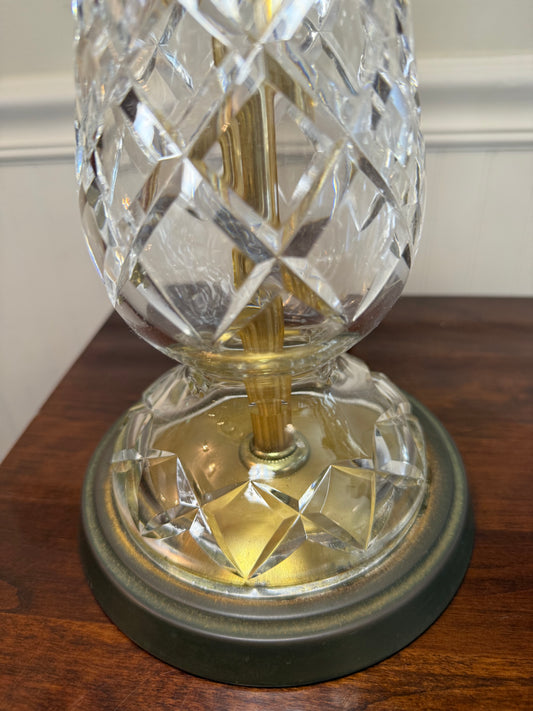 Pair of Crystal Lamps