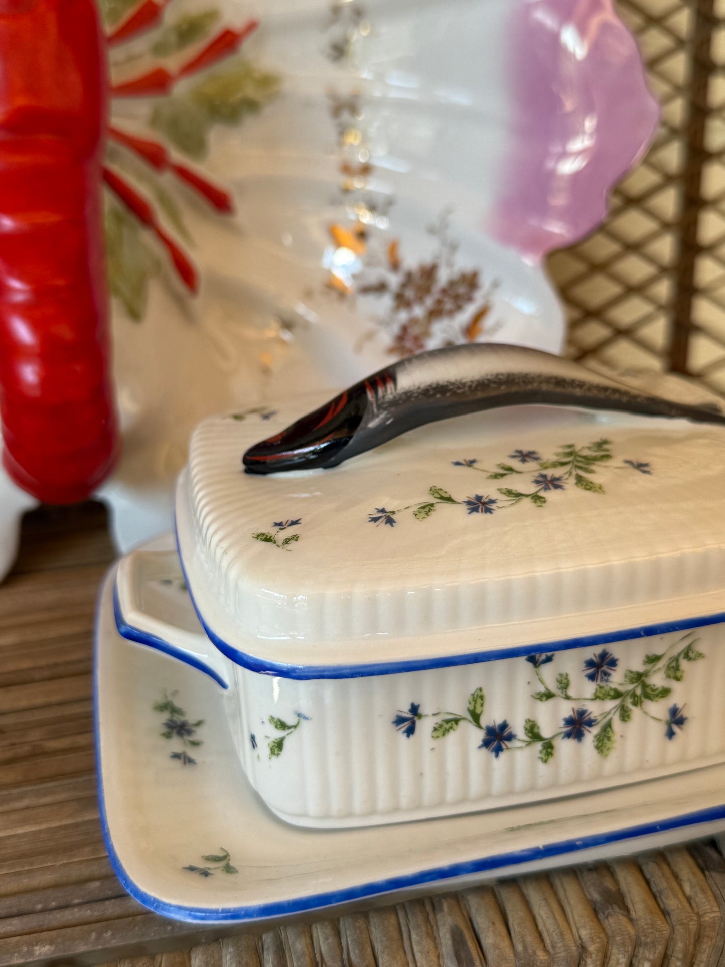 Limoges Porcelain Sardine Box