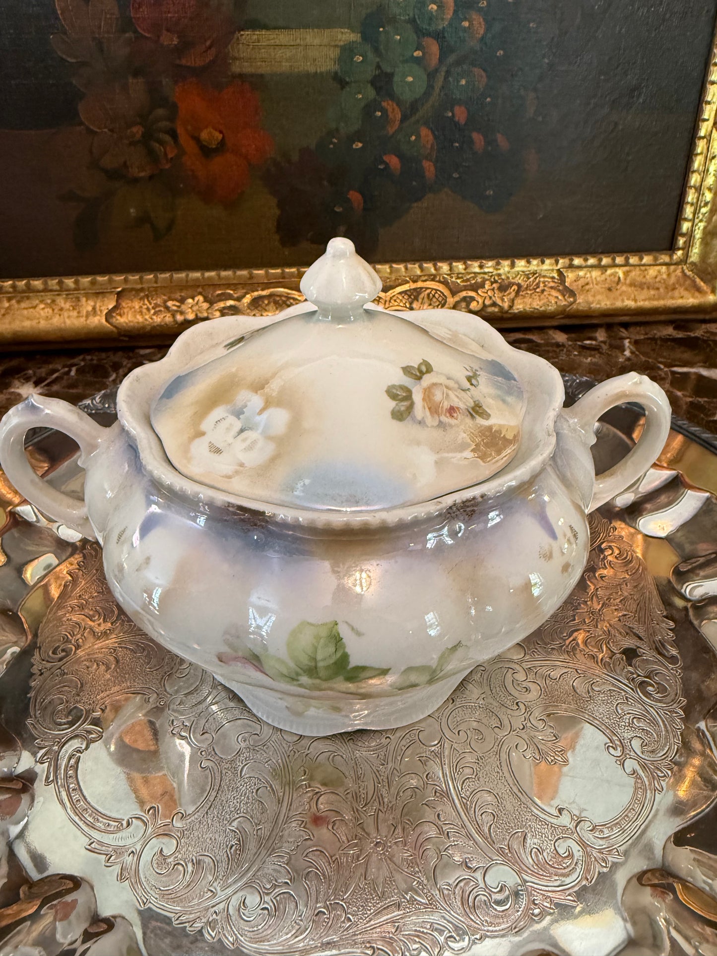 Antique Sugar Bowl