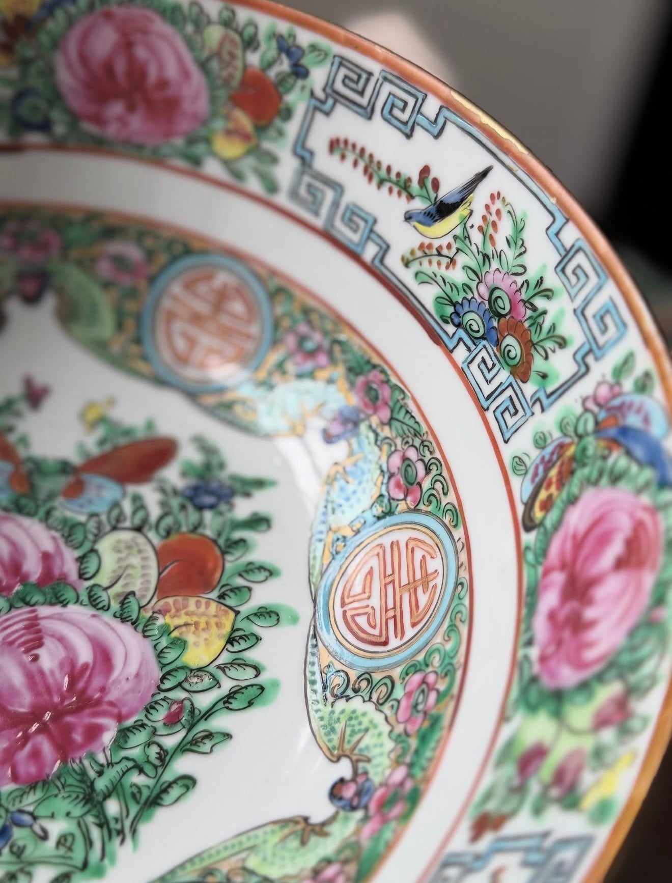 Famille Rose Longevity Bowl