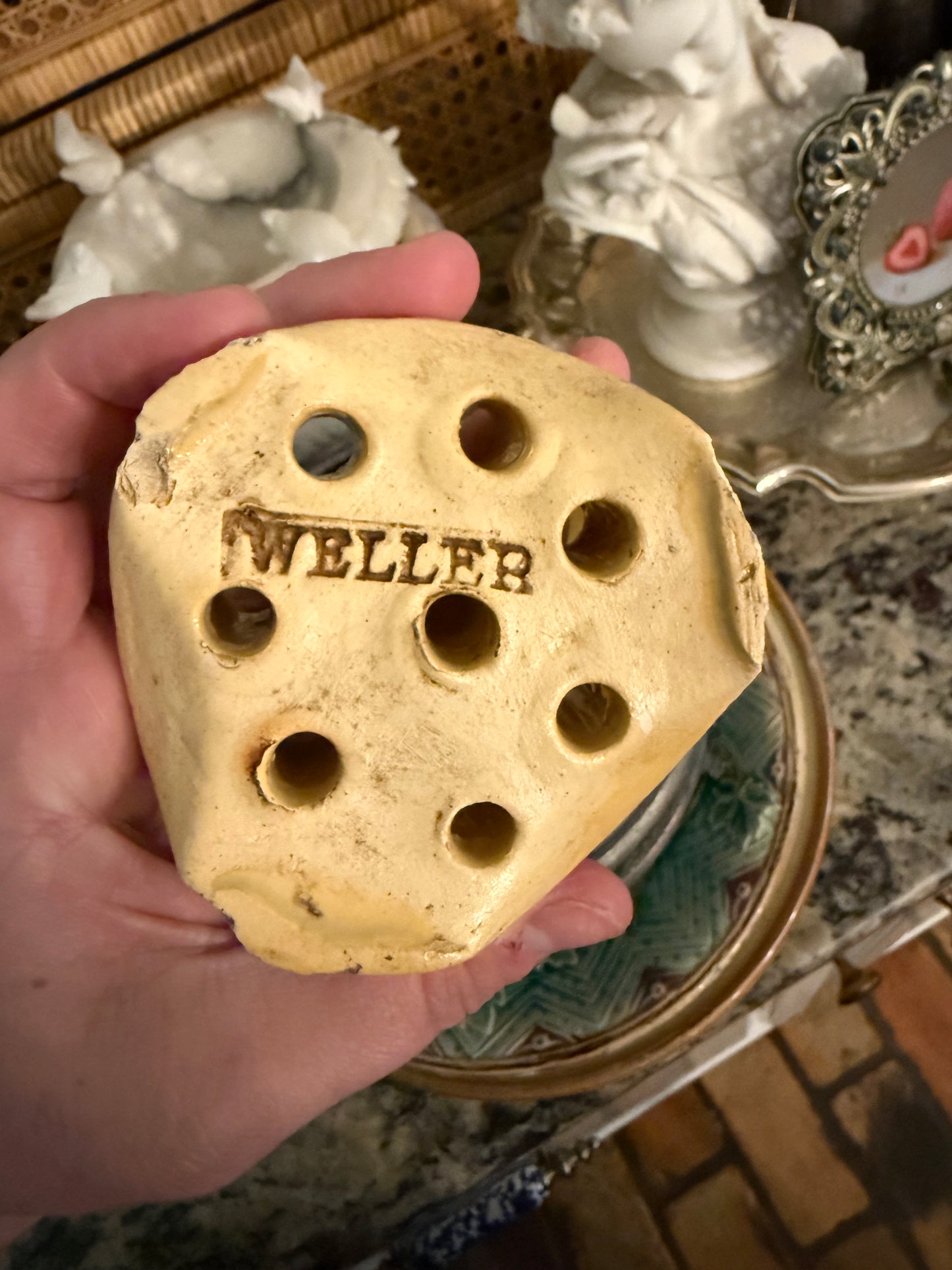 Weller Console Set w/ Original Frog & Liner