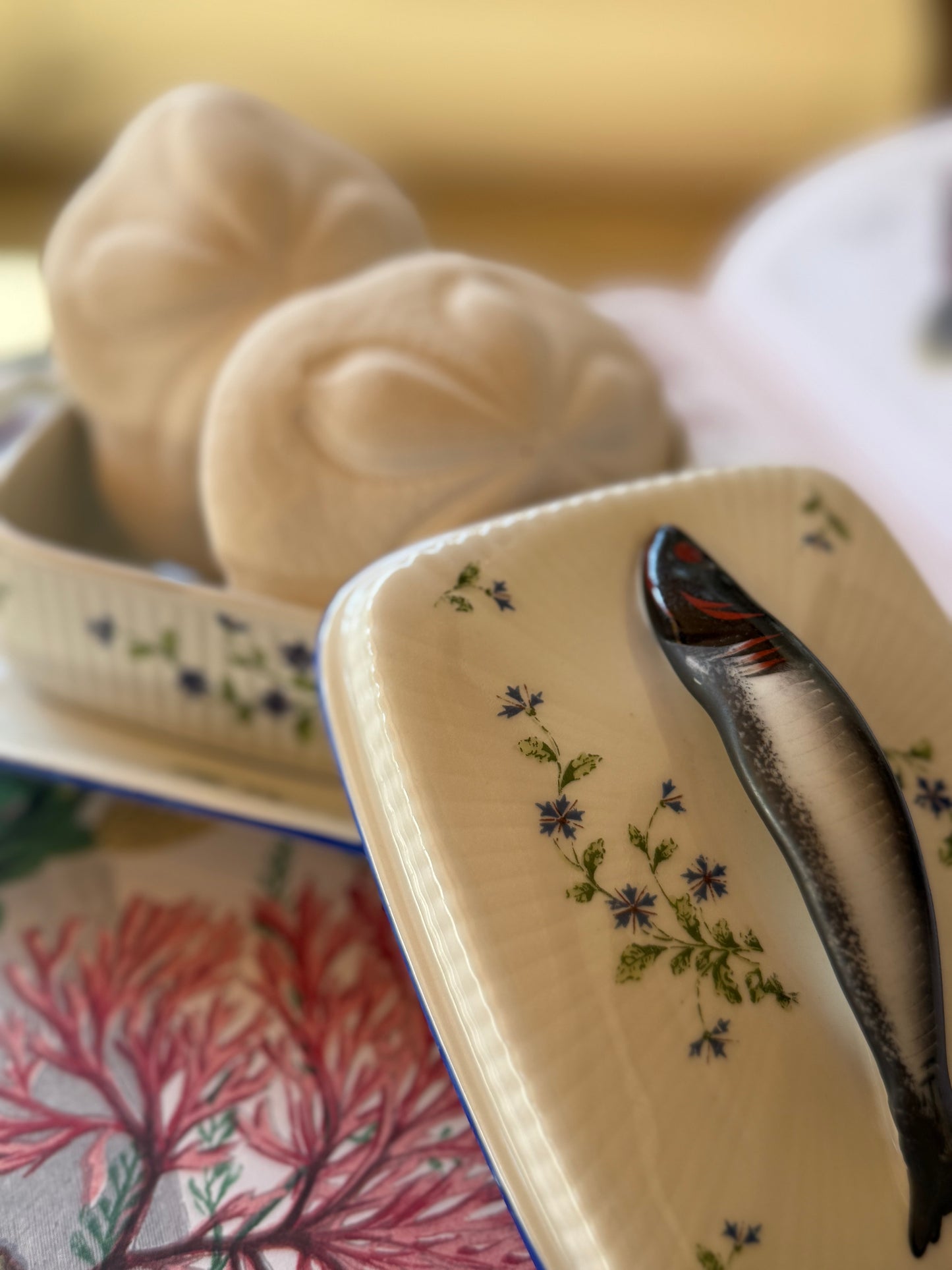 Limoges Porcelain Sardine Box