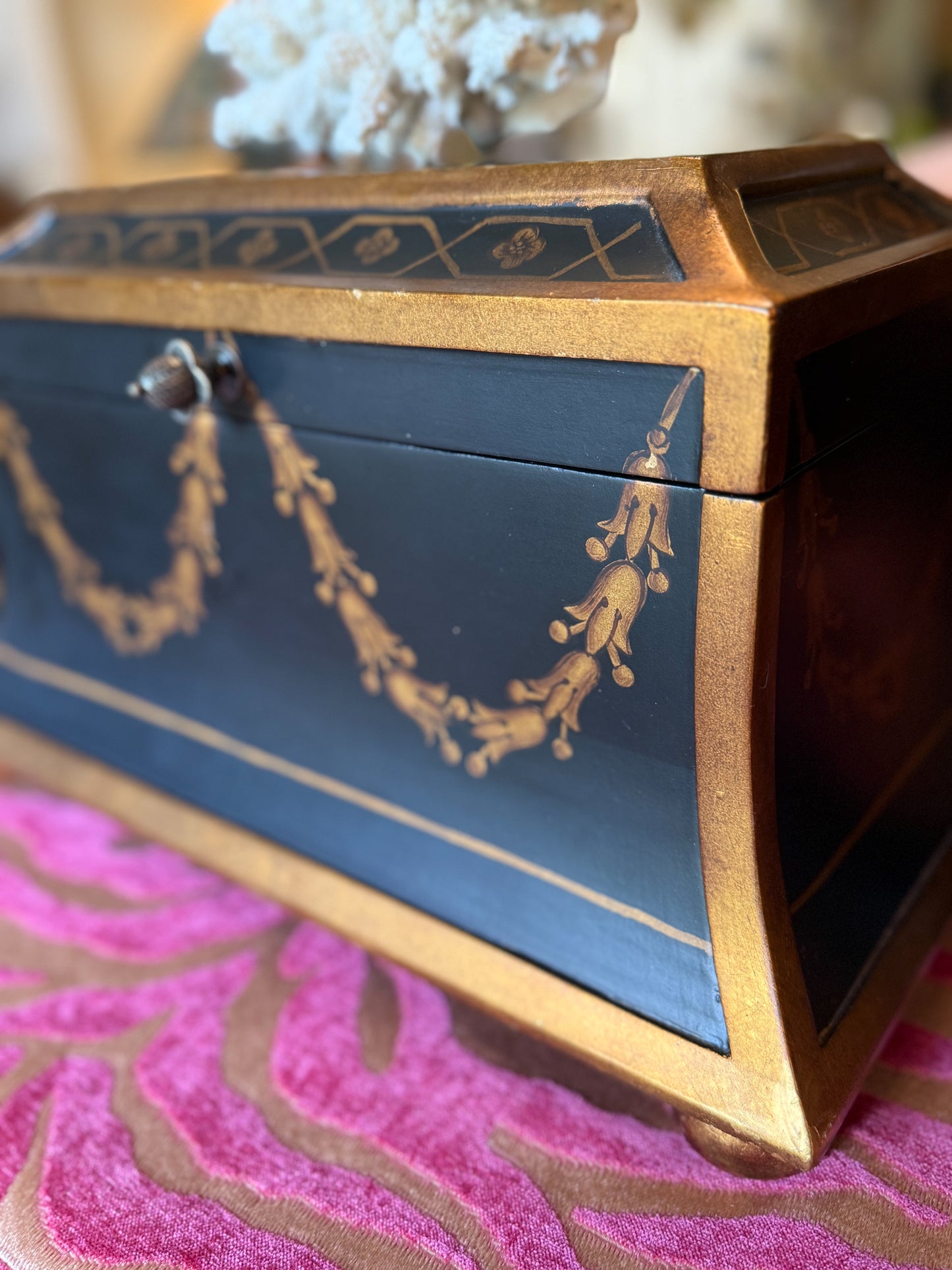 Chelsea House Hand-Painted Hinged Box