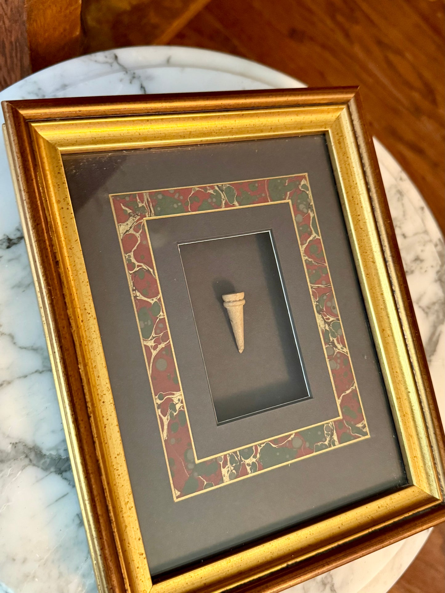 Framed Antique Golf Tees