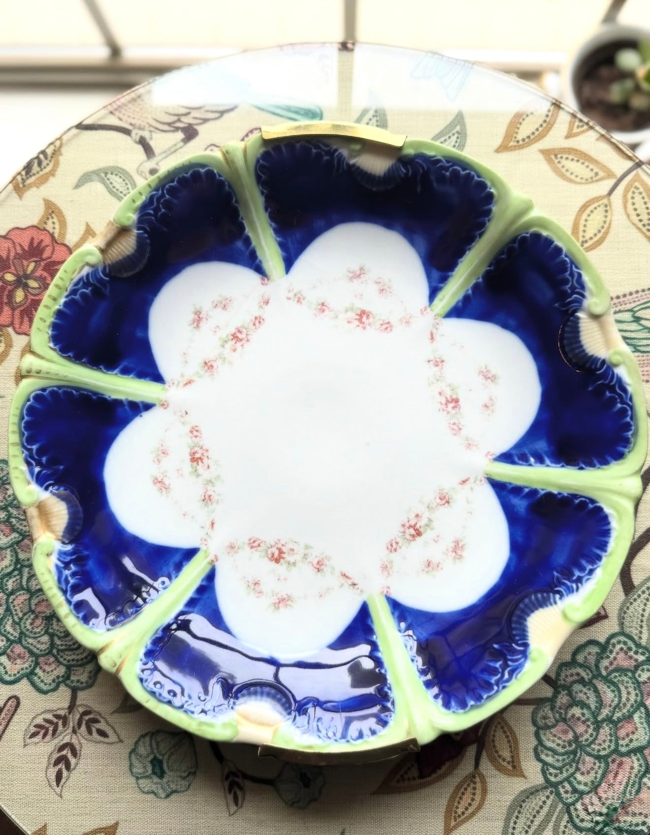 Antique German Cabinet Plate