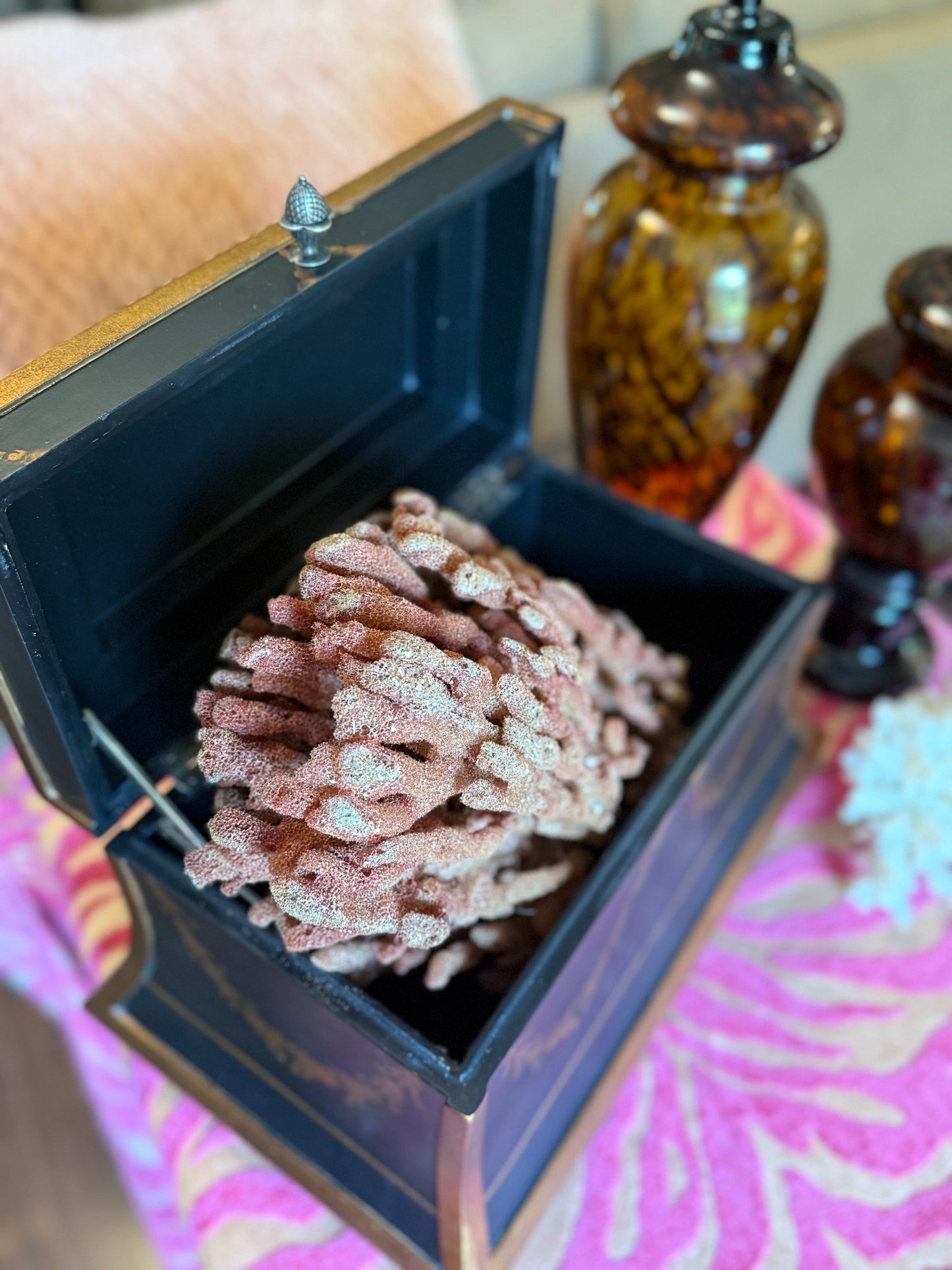 Chelsea House Hand-Painted Hinged Box