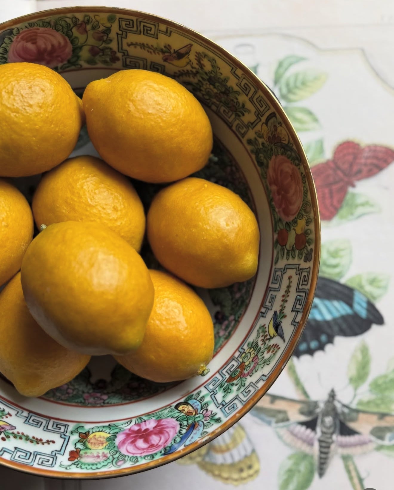 Famille Rose Longevity Bowl