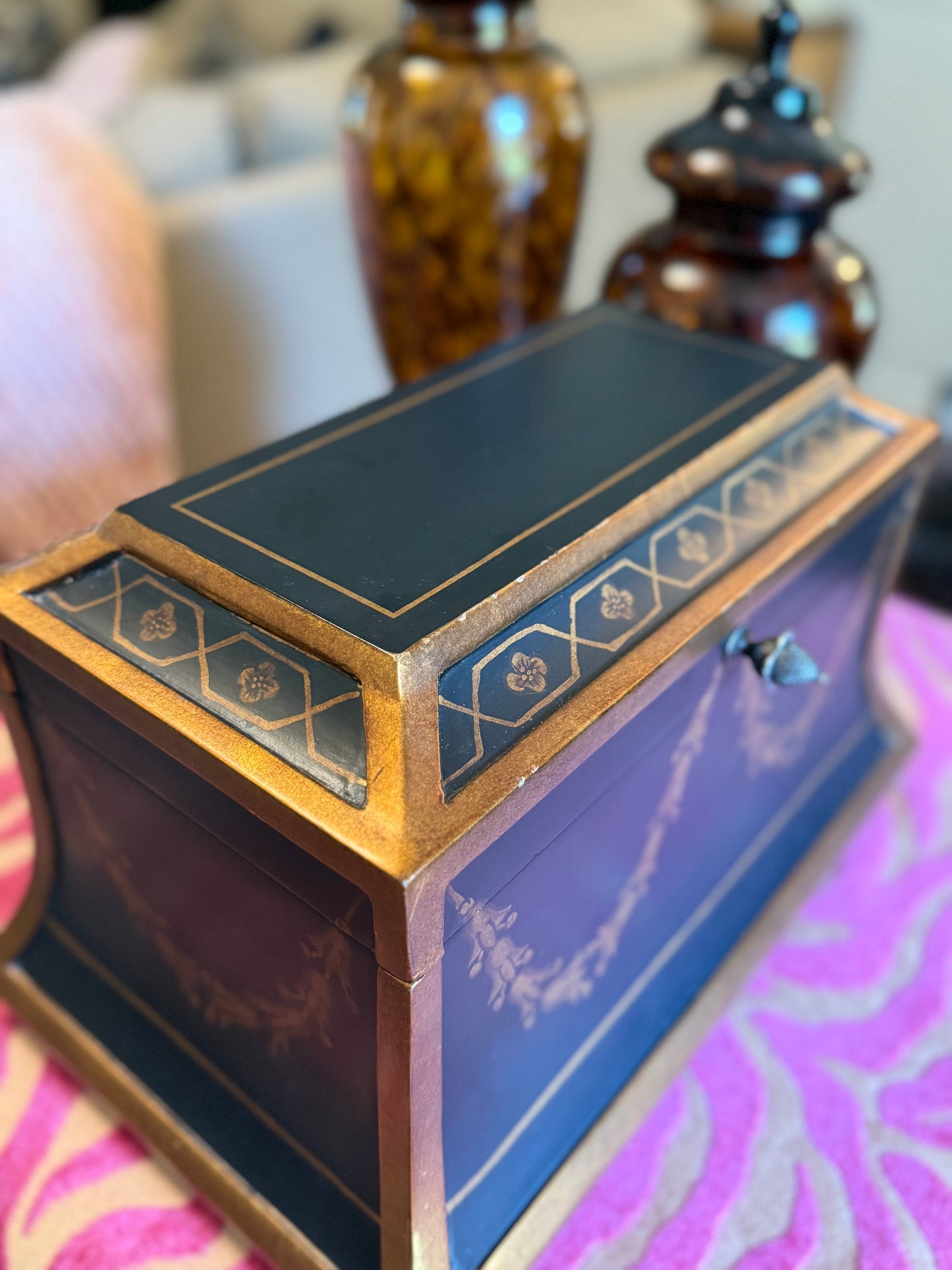 Chelsea House Hand-Painted Hinged Box