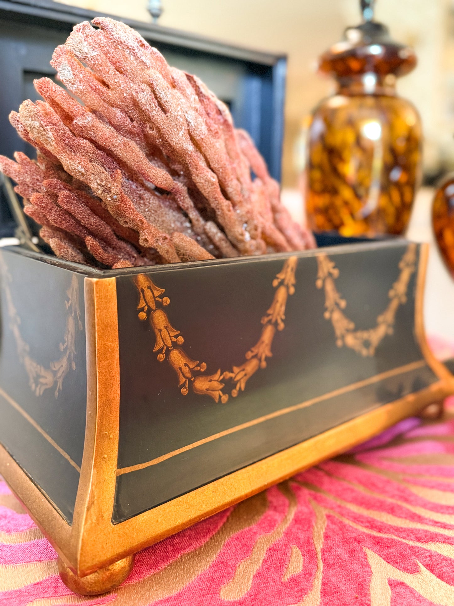 Chelsea House Hand-Painted Hinged Box