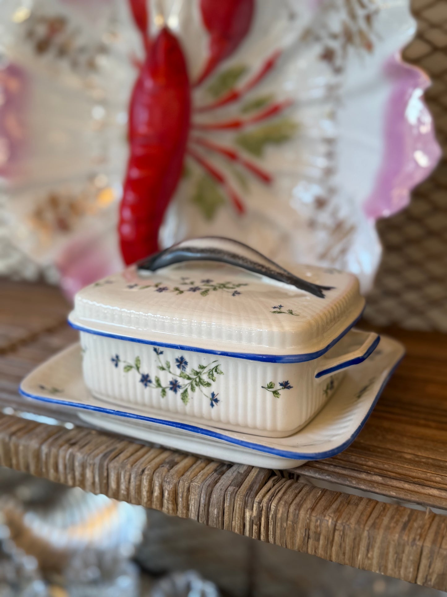 Limoges Porcelain Sardine Box