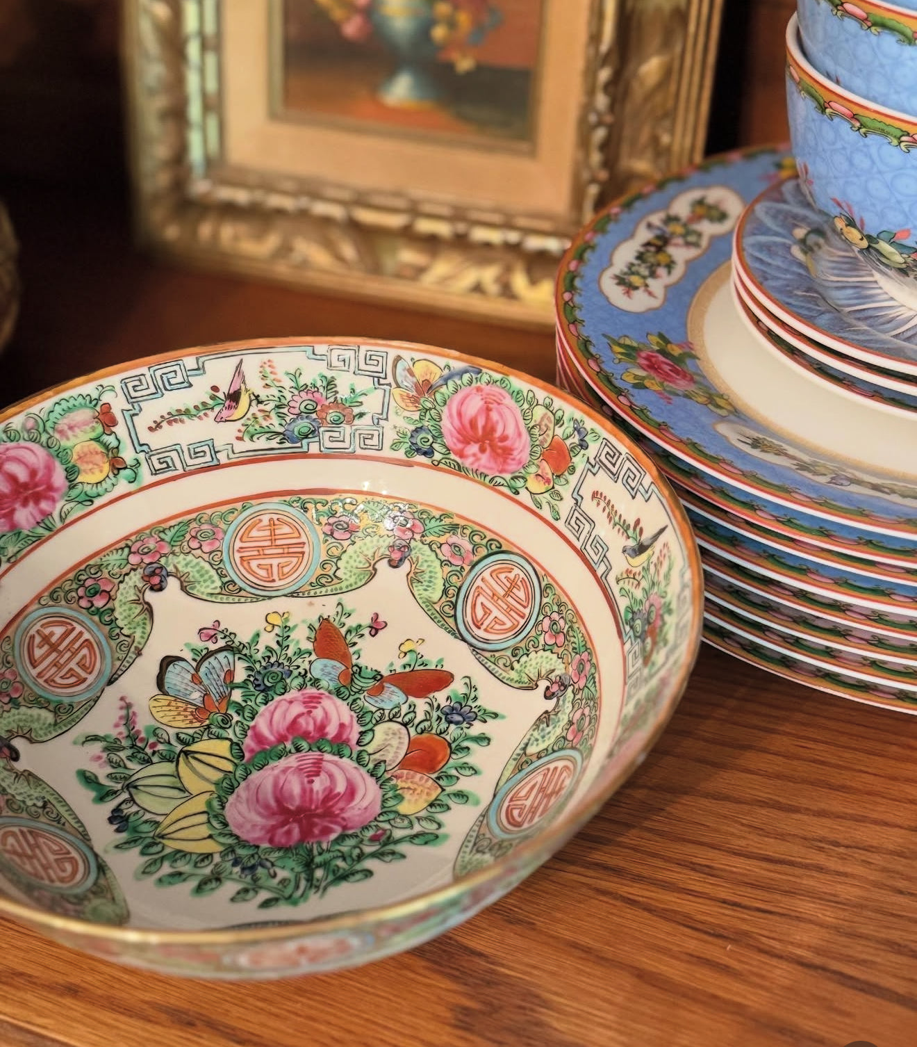 Famille Rose Longevity Bowl