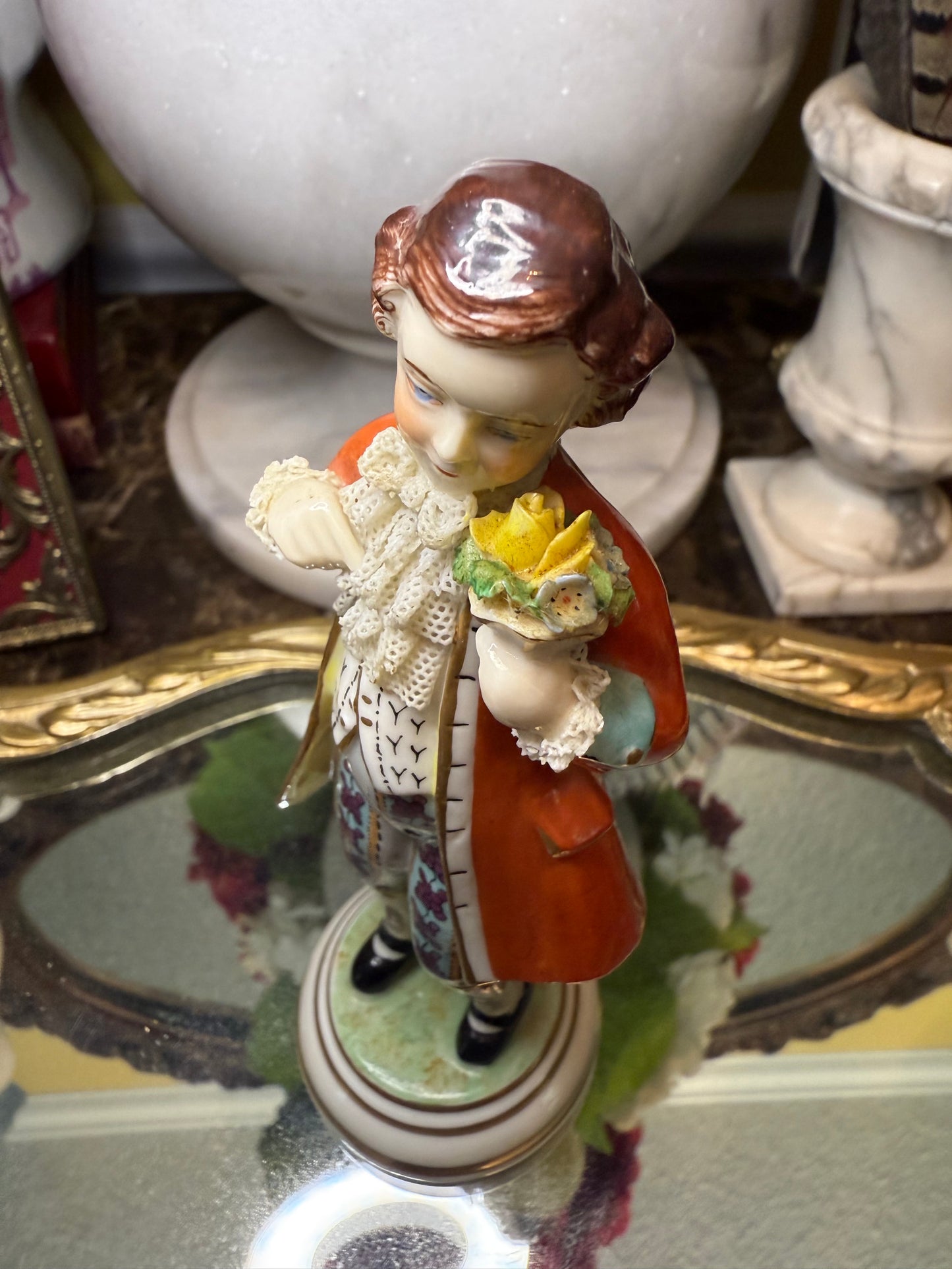 Dresden Porcelain Statue