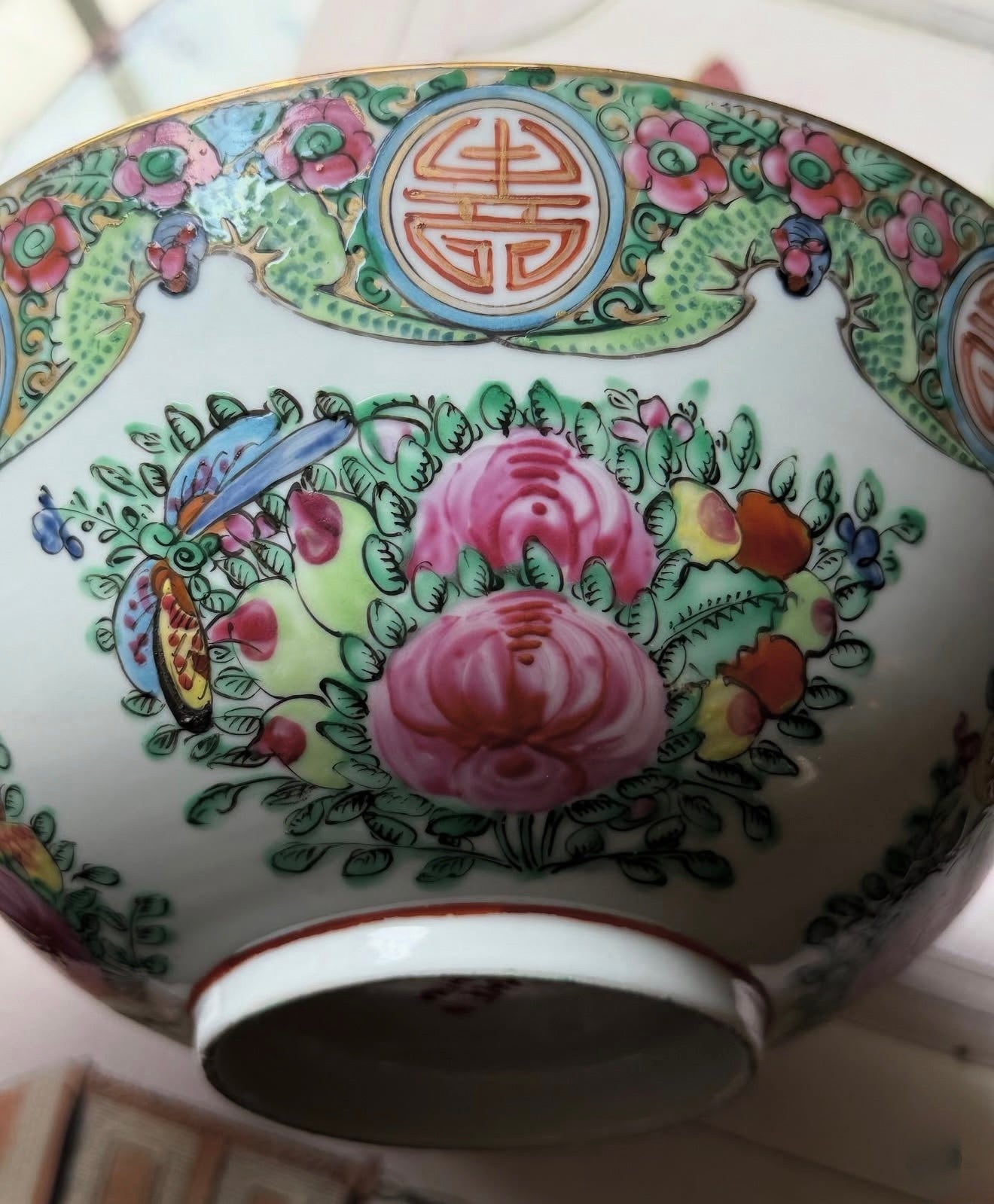 Famille Rose Longevity Bowl