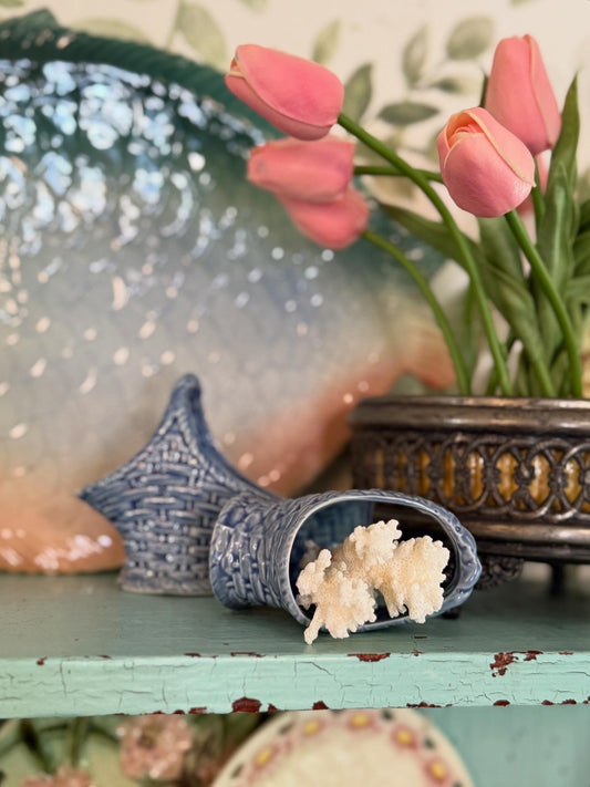 Pair of Small Ceramic Baskets