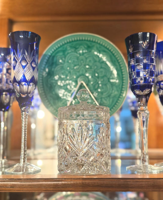 Crystal Lidded Jar
