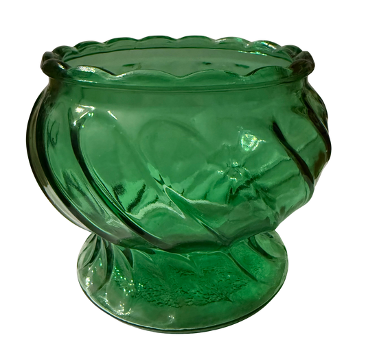 Green Pedestal Vase