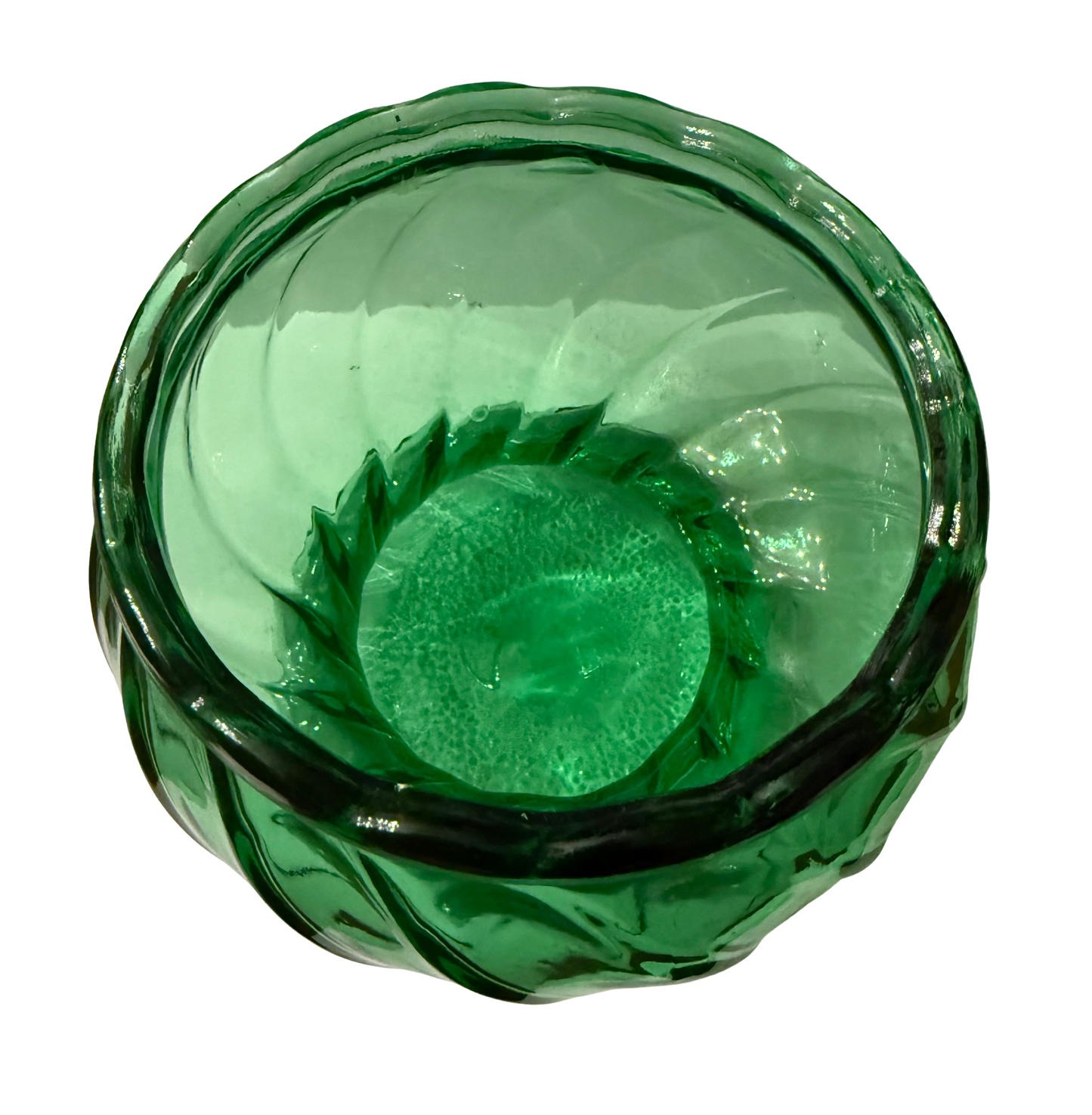 Green Pedestal Vase