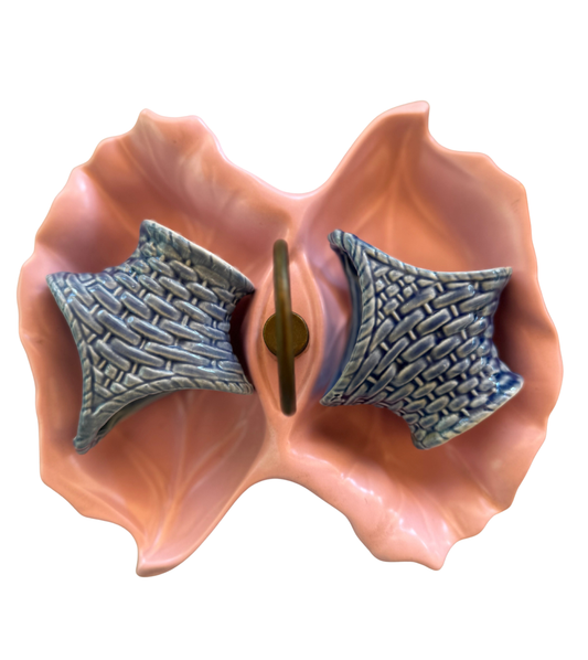 Pink Mid-Century California Pottery Tidbit Dish